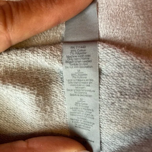 Next Level Vintage off shoulder sweatshirt, size M - Picture 9 of 11